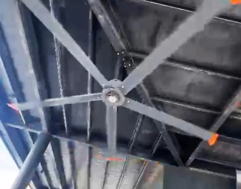 Will a high velocity fan cool a room?